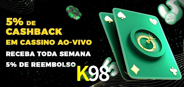 Promoções do cassino ao Vivo K98